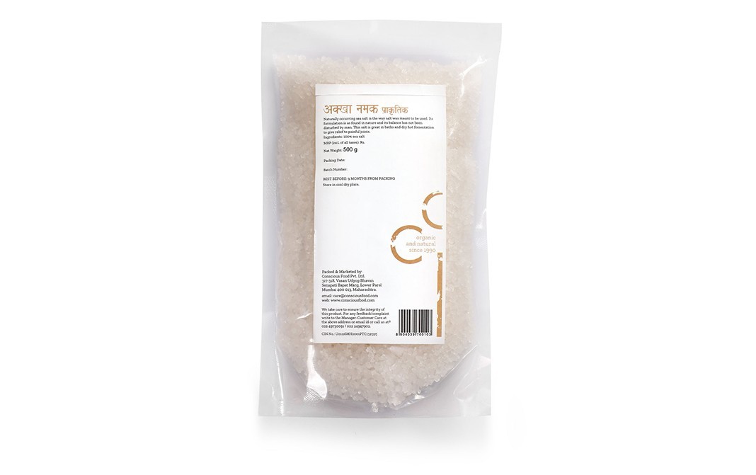 Conscious Food Sea Salt Natural   Pack  500 grams